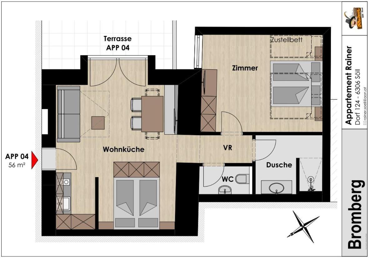 Apartment Rainer - Mittendrin Soll Ngoại thất bức ảnh